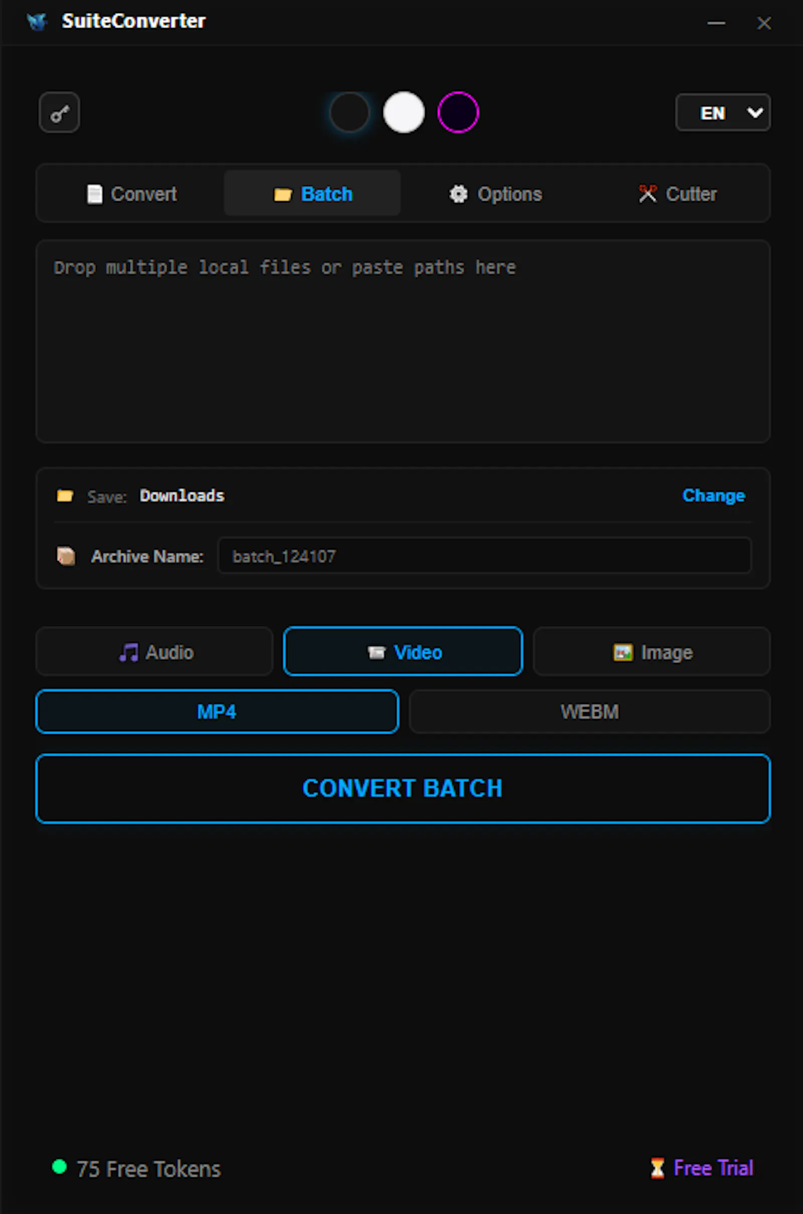 SuiteConverter screenshot 2