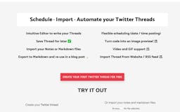 ThreadBuilder - Schedule/Import/Automate media 1