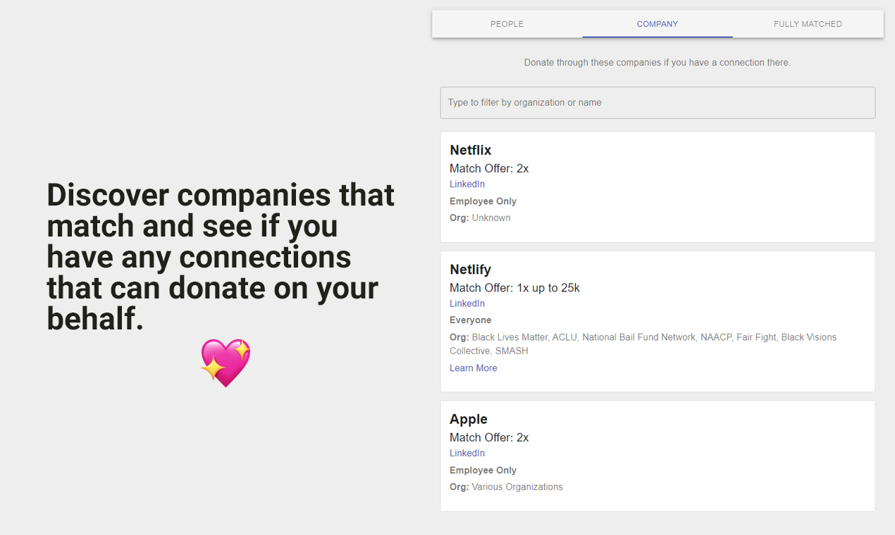 Donation Matching gallery image