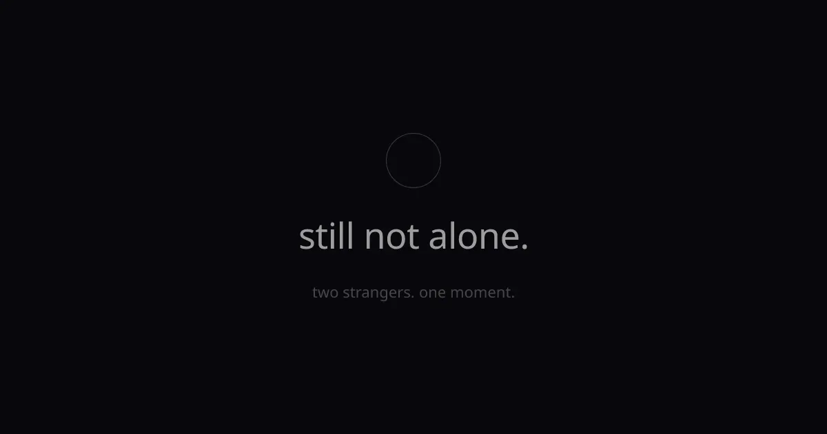 Still Not Alone 제품 배너