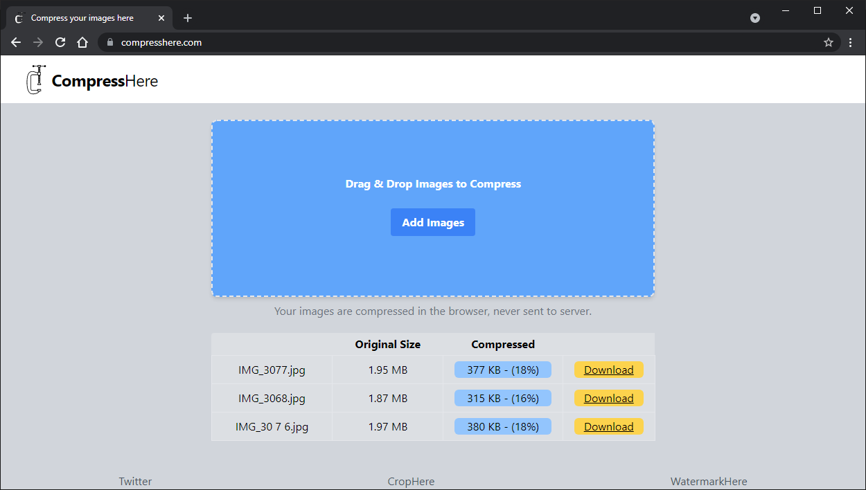 CompressHere gallery image