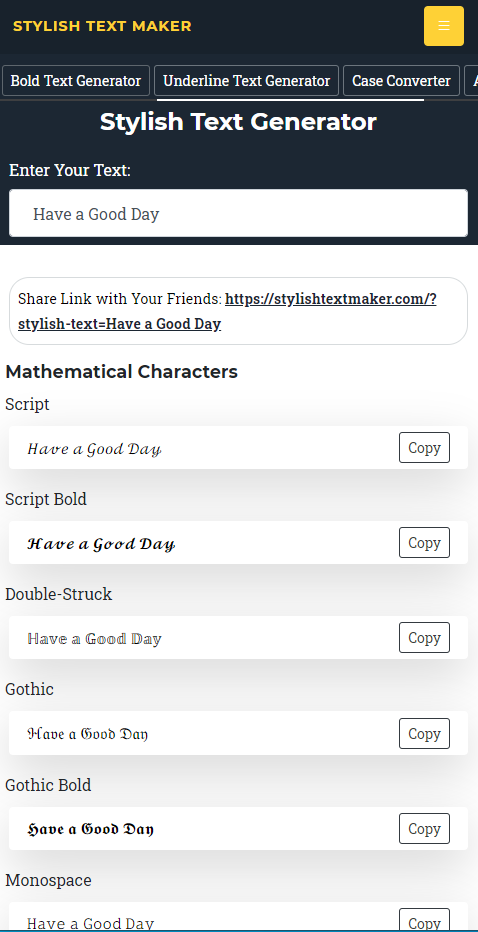 Stylish Text Maker gallery image