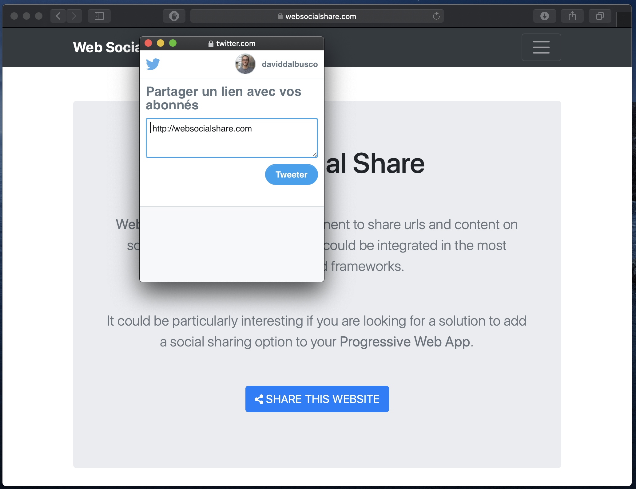 Web Social Share gallery image
