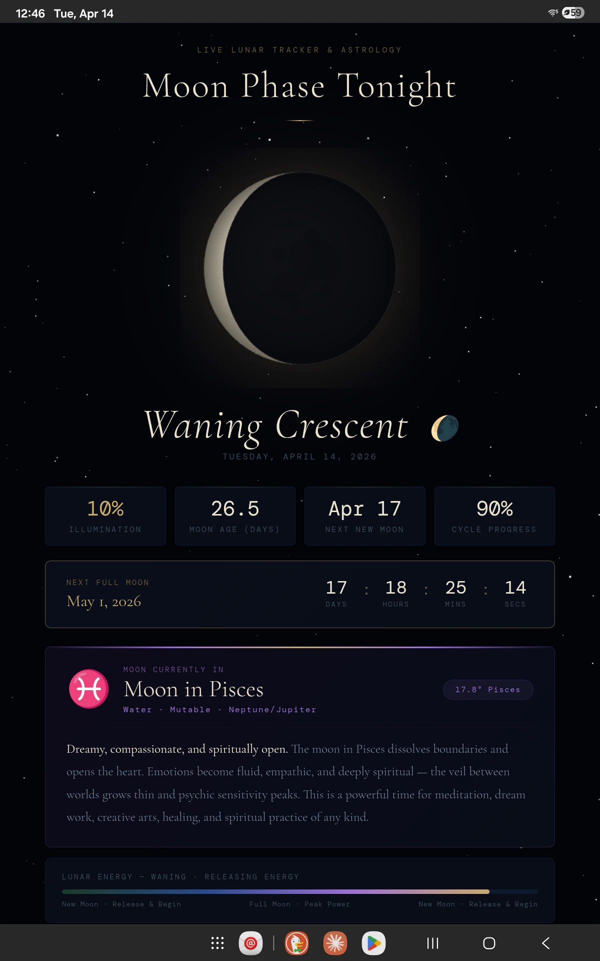 Moon and Astrology Website logo