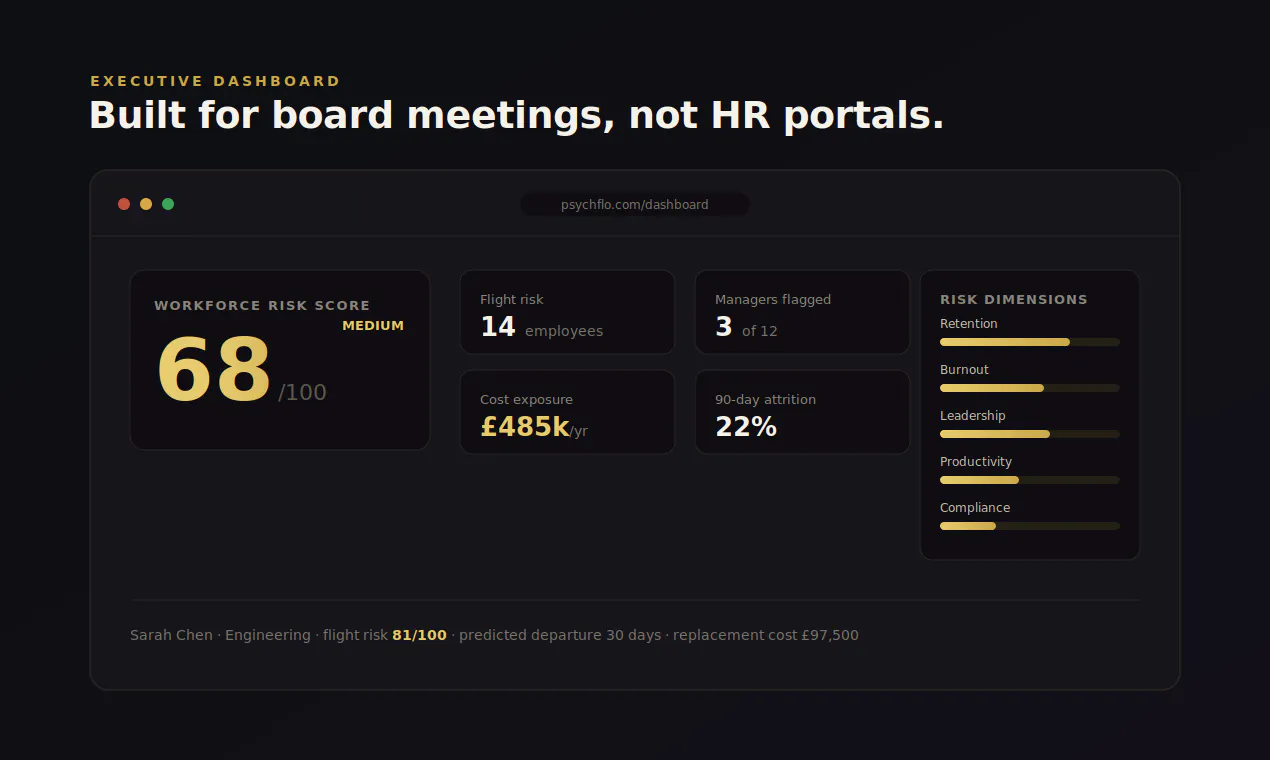 PsychFlo—Workforce Intelligence Platform gallery image
