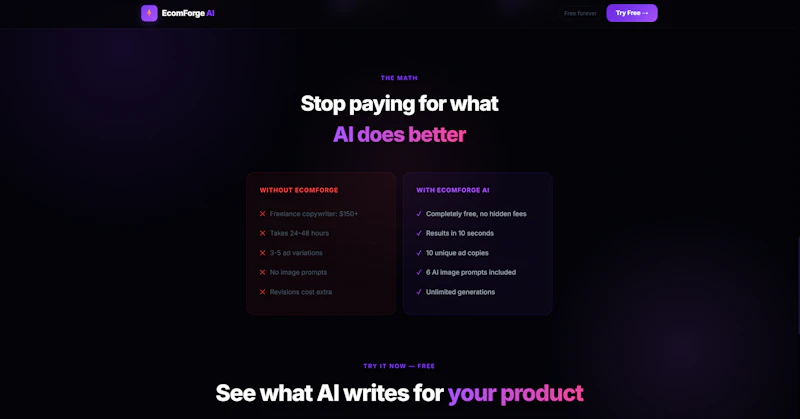 EcomForge AI screenshot 4