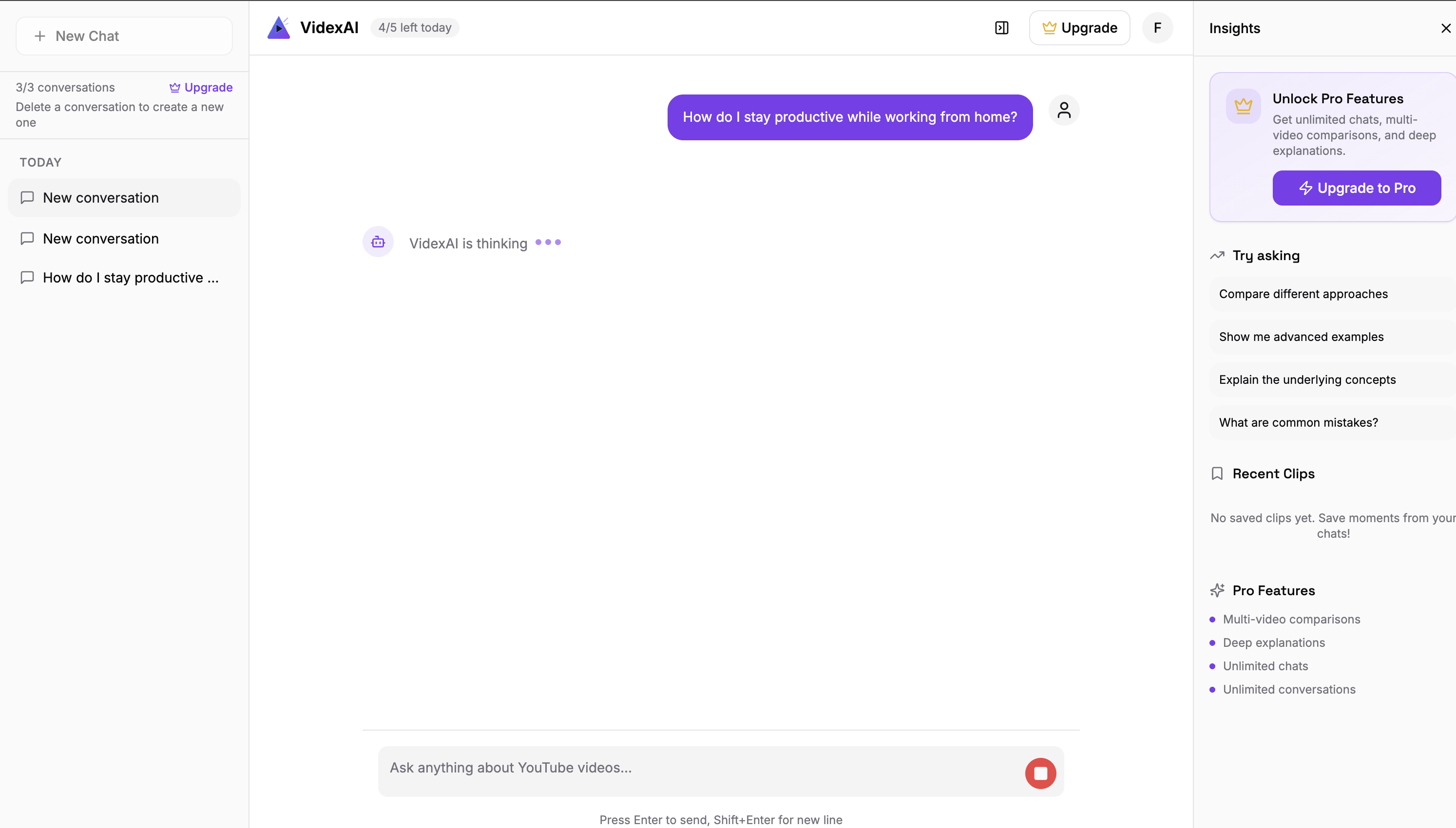 Videx AI - Screenshot 3 showing product features and functionality