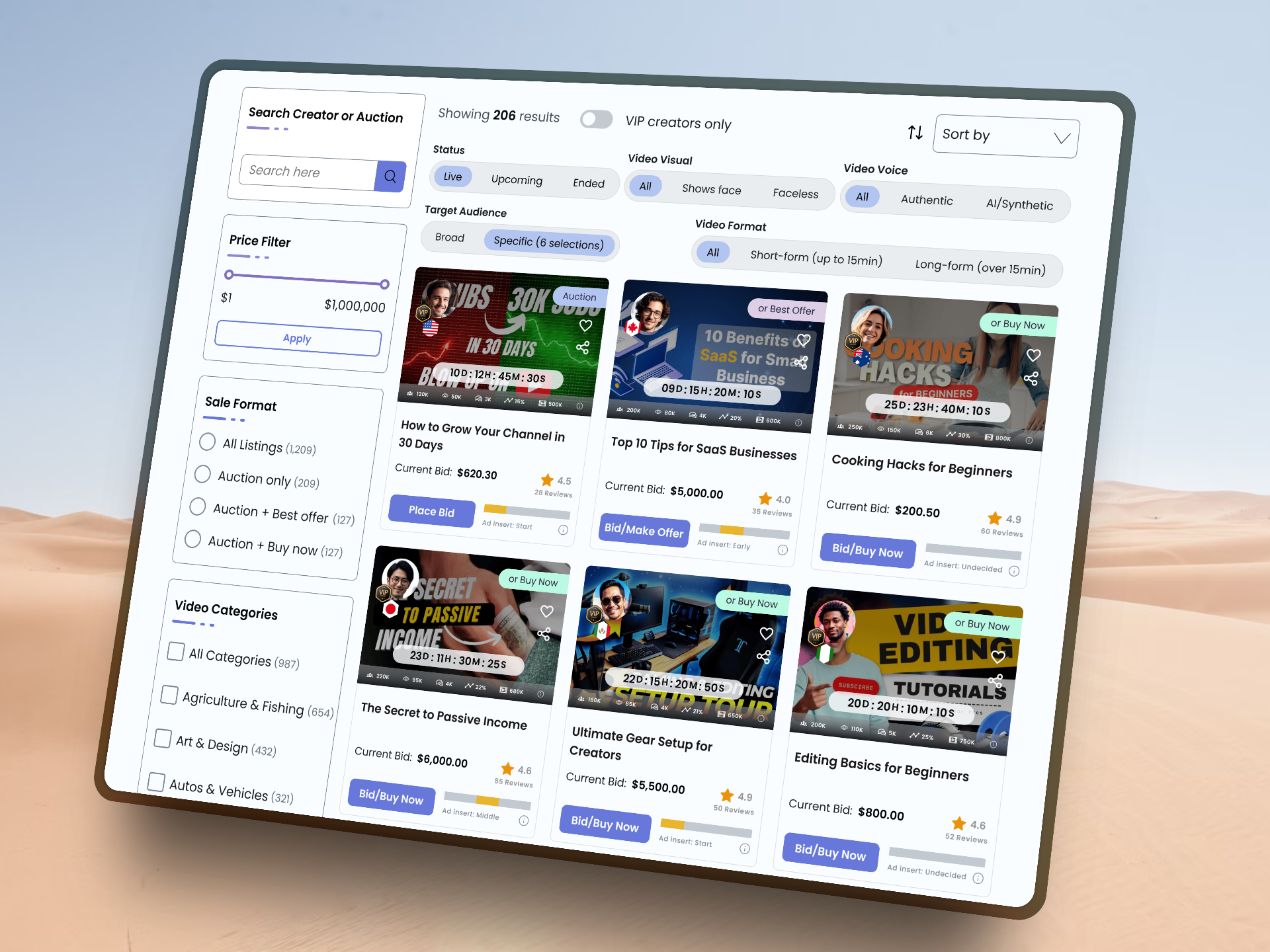 BidVid gallery image