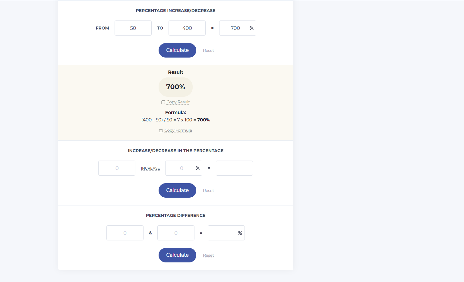 Percentage Calculator gallery image