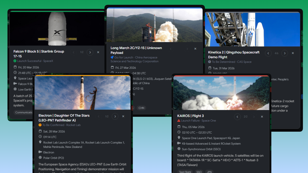 Space Mission Calendar gallery image