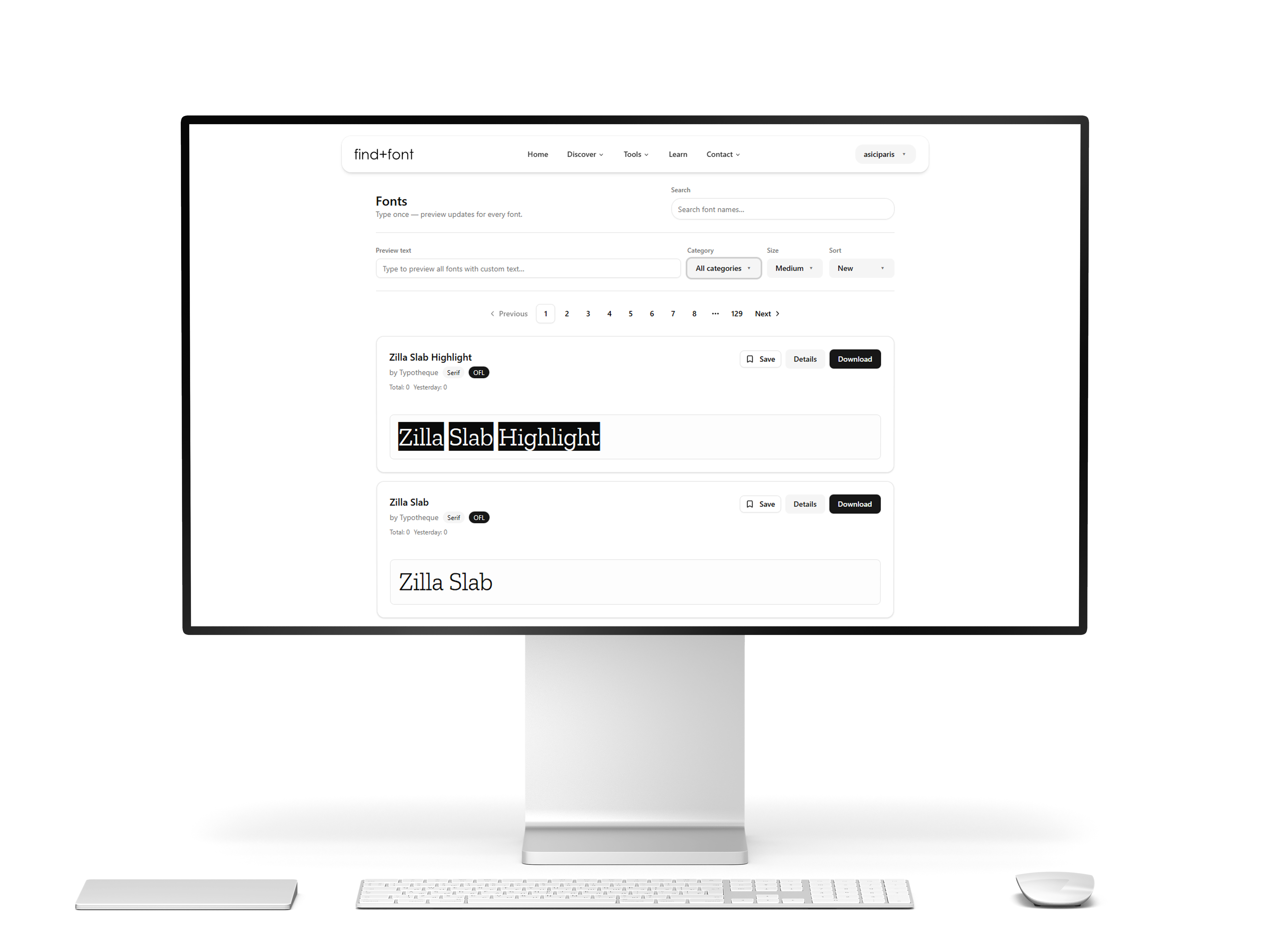 Findfont.co  - Screenshot 5 showing product features and functionality