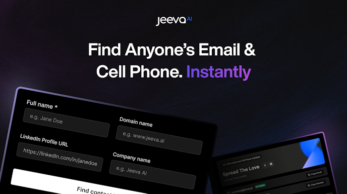 Contact Finder by Jeeva AI产品图