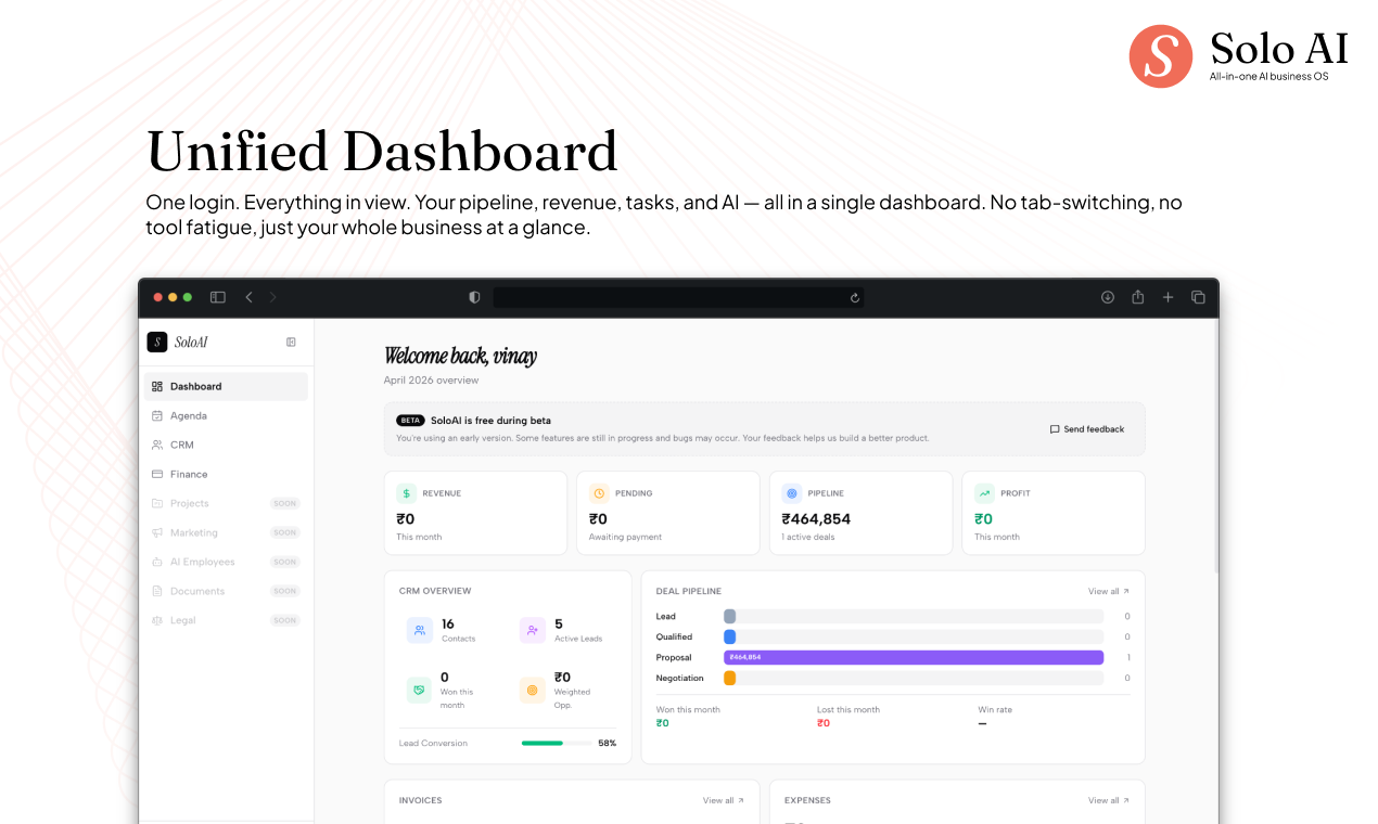 SoloAI – AI Business OS for Founders gallery image