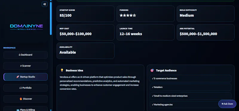 Domainyne Intelligence screenshot 5