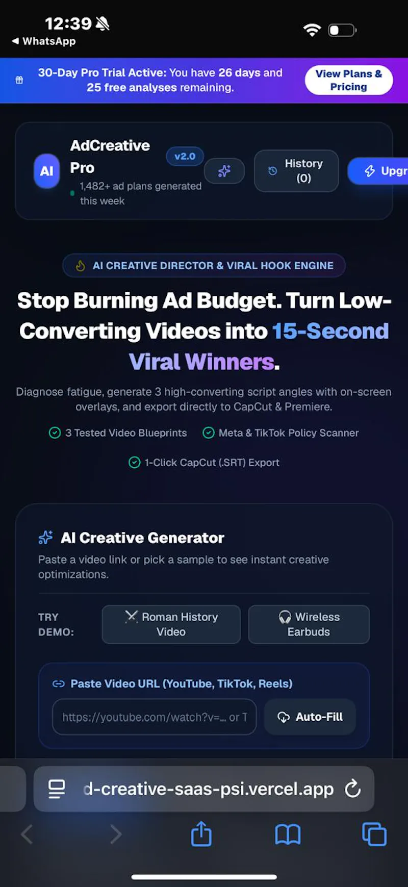 AdCreative Pro screenshot 1