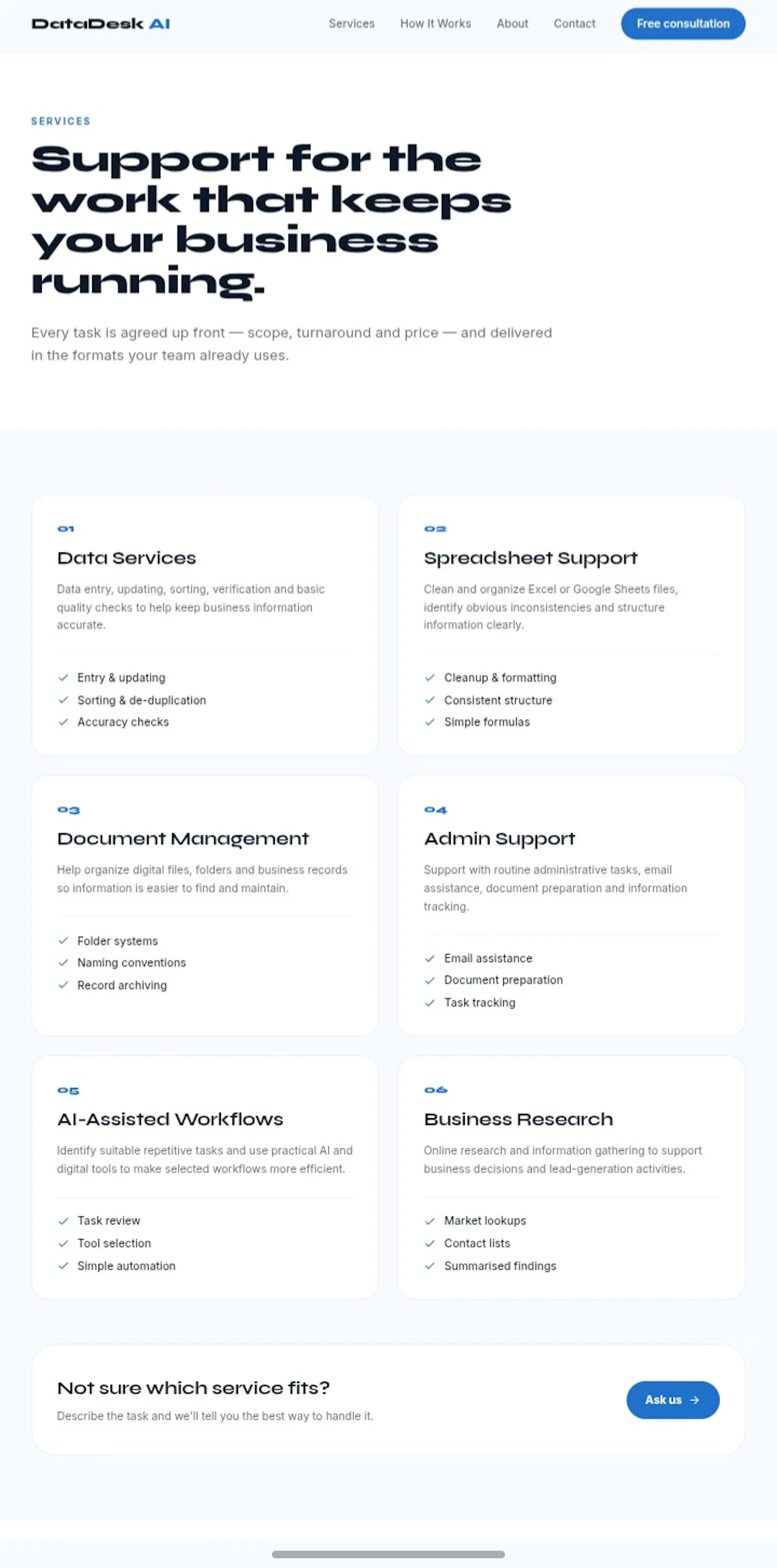 DataDesk AI Solutions  screenshot 3