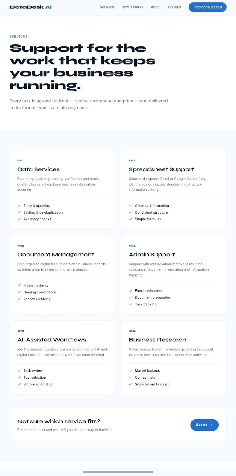 DataDesk AI Solutions  screenshot 3