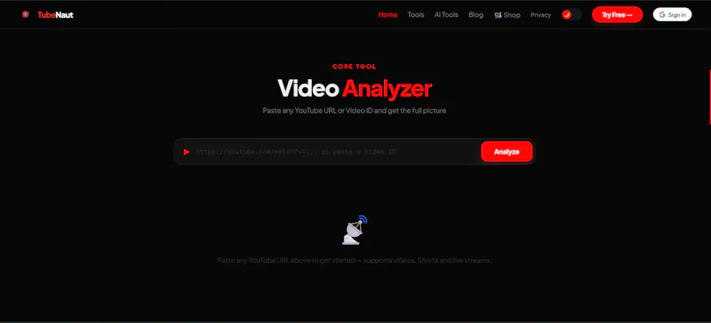 tubenaut.com screenshot 1