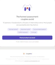 CoupleIQ – Relationship Health Analyzer gallery image