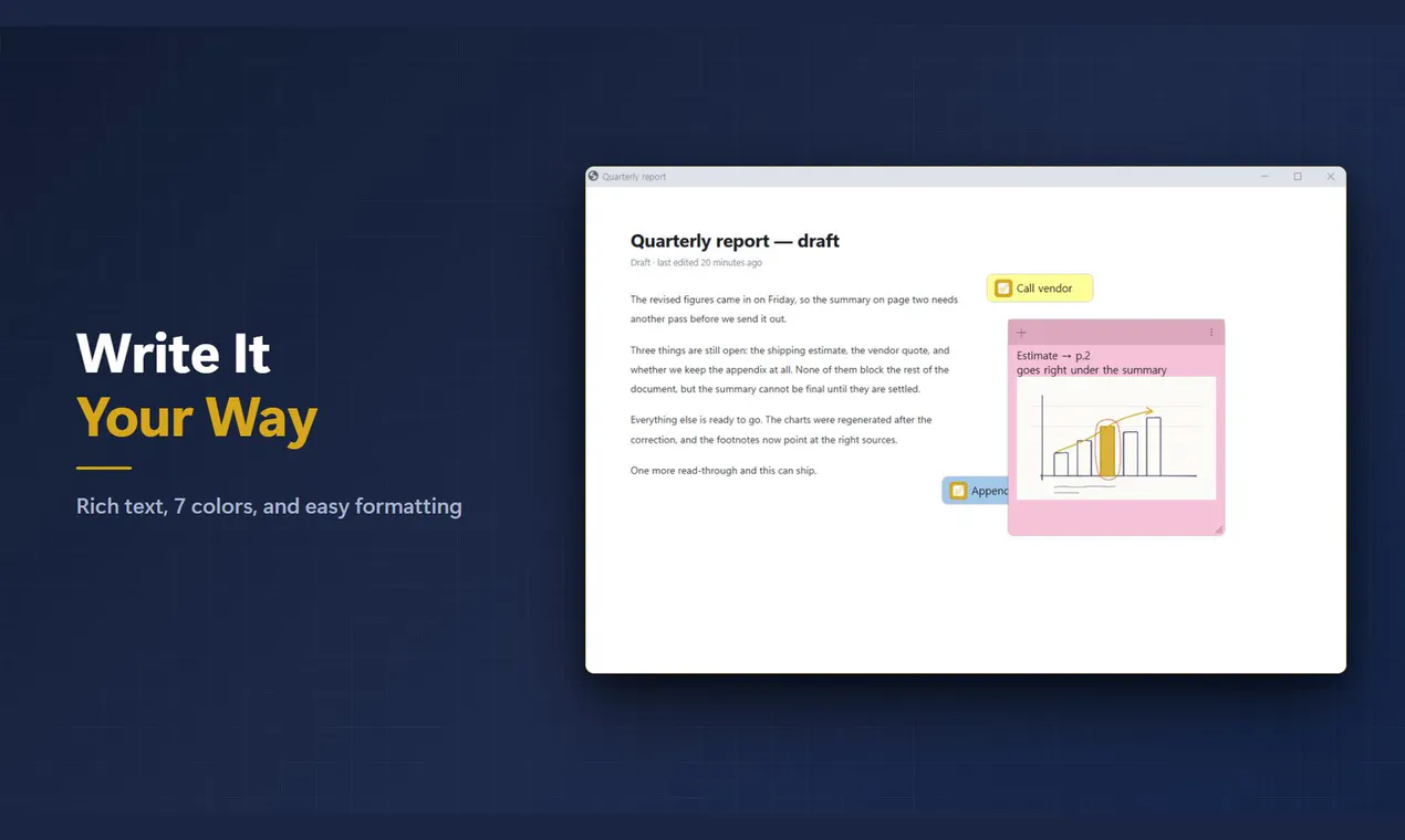 FloatNote+ gallery image