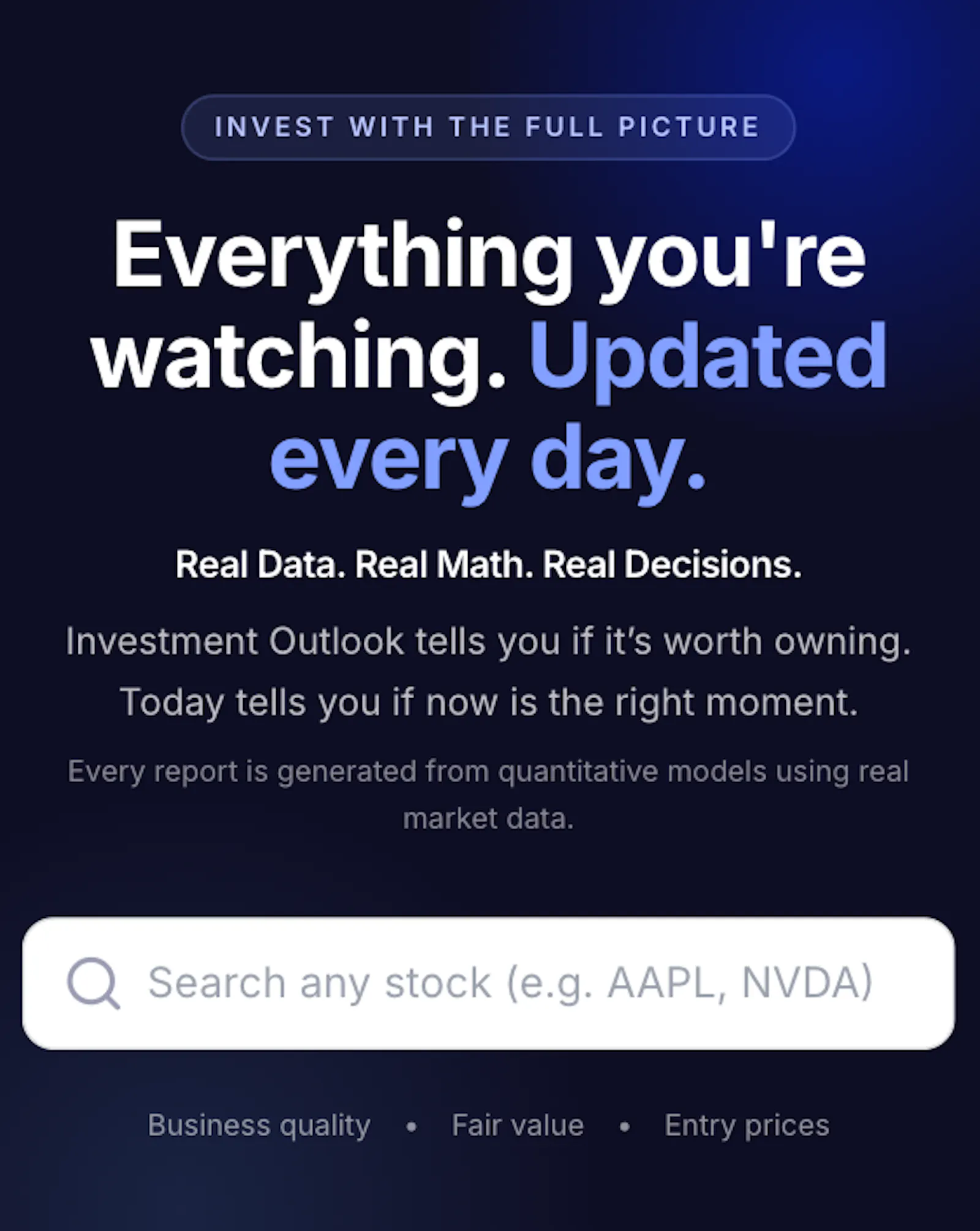 iStockLens screenshot 1