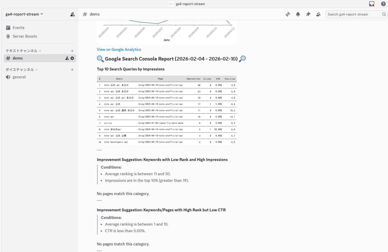 GA4 Report Stream gallery image