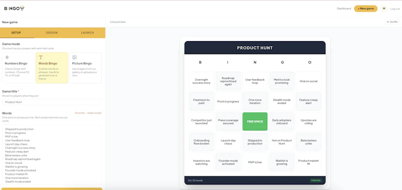 BingoGoat screenshot 2