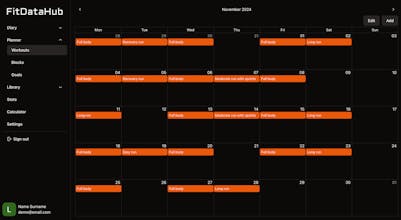 FitDataHub gallery image