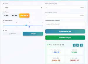 AC Bill Calculator India gallery image
