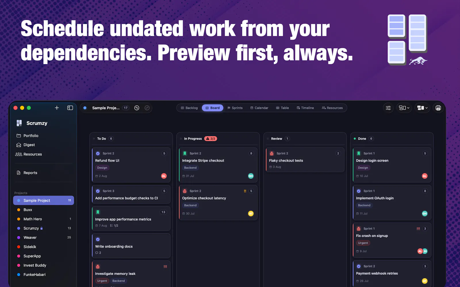 Scrumzy - Projects & Sprints screenshot 5