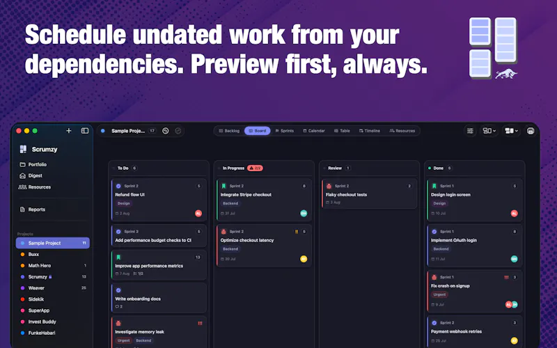 Scrumzy - Projects & Sprints screenshot 5