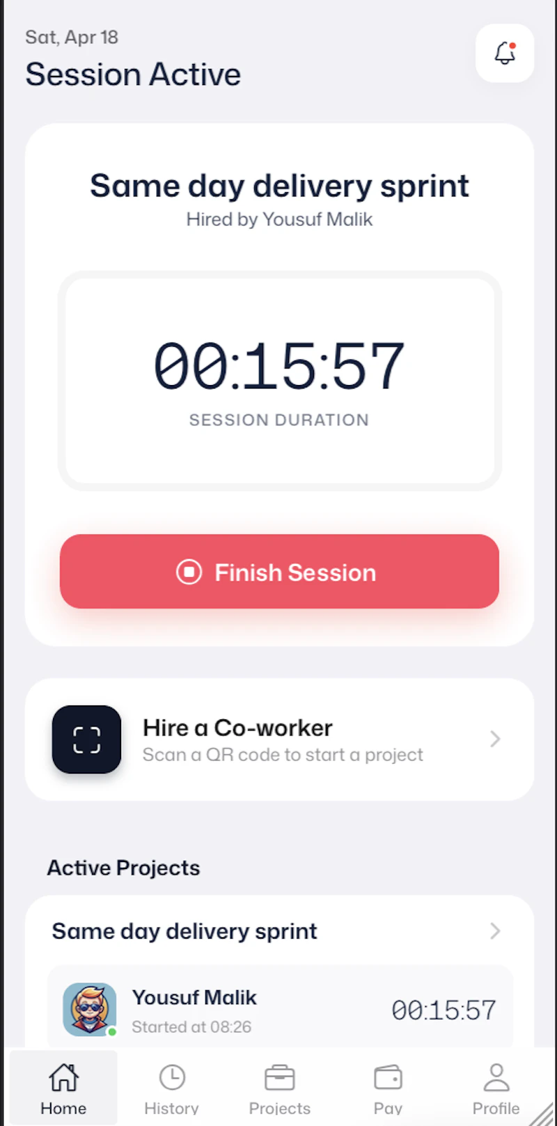 Coup de Main - Work Tracker screenshot 4