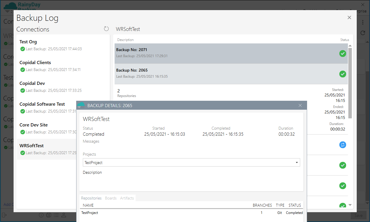 RainyDay Backup gallery image