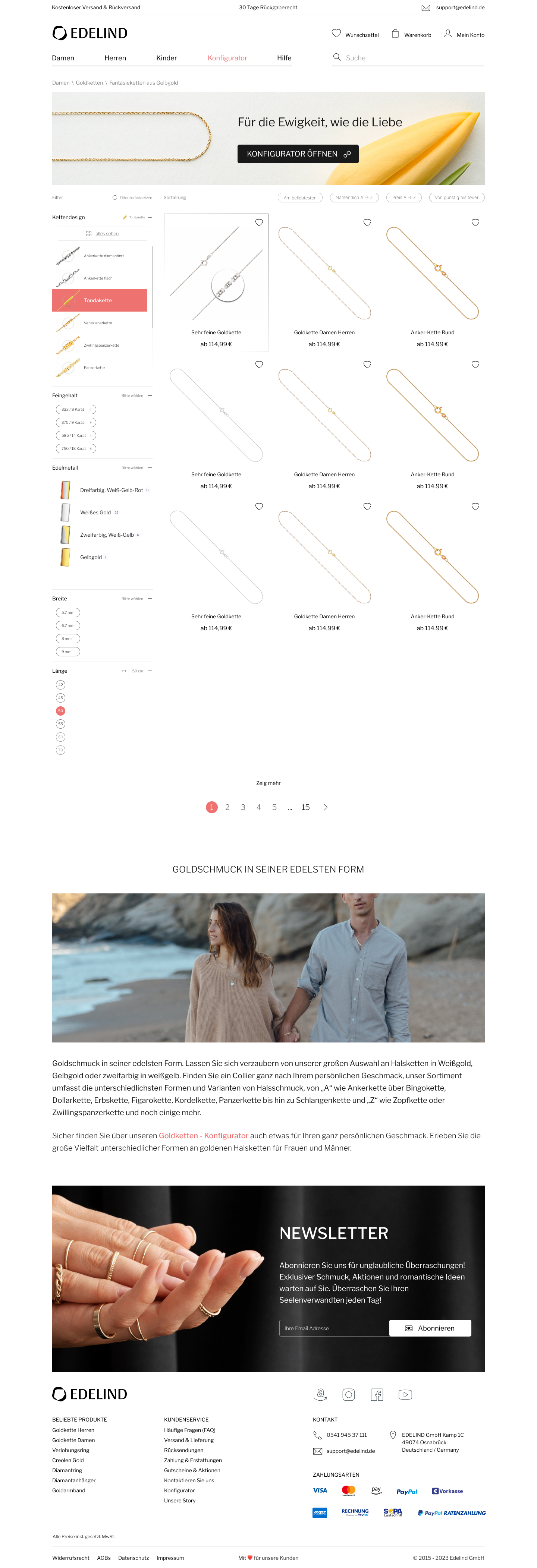 Média Conception Web UX / UI pour la bijouterie - Site Web de conception Web ux / ui bijoux figma 3