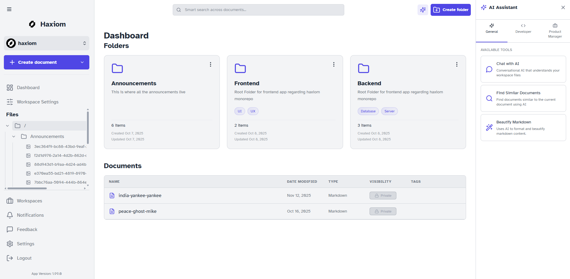 Haxiom - Screenshot 3 showing product features and functionality