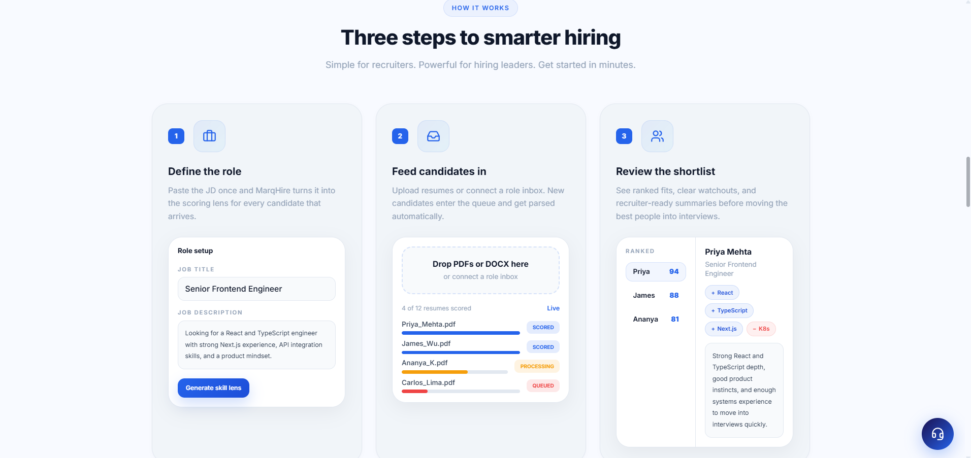 MarqHire – AI Hiring Agent gallery image