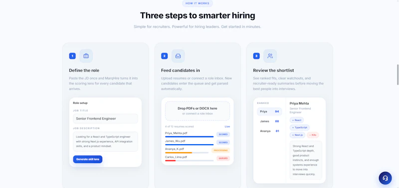 MarqHire – AI Hiring Agent screenshot 6