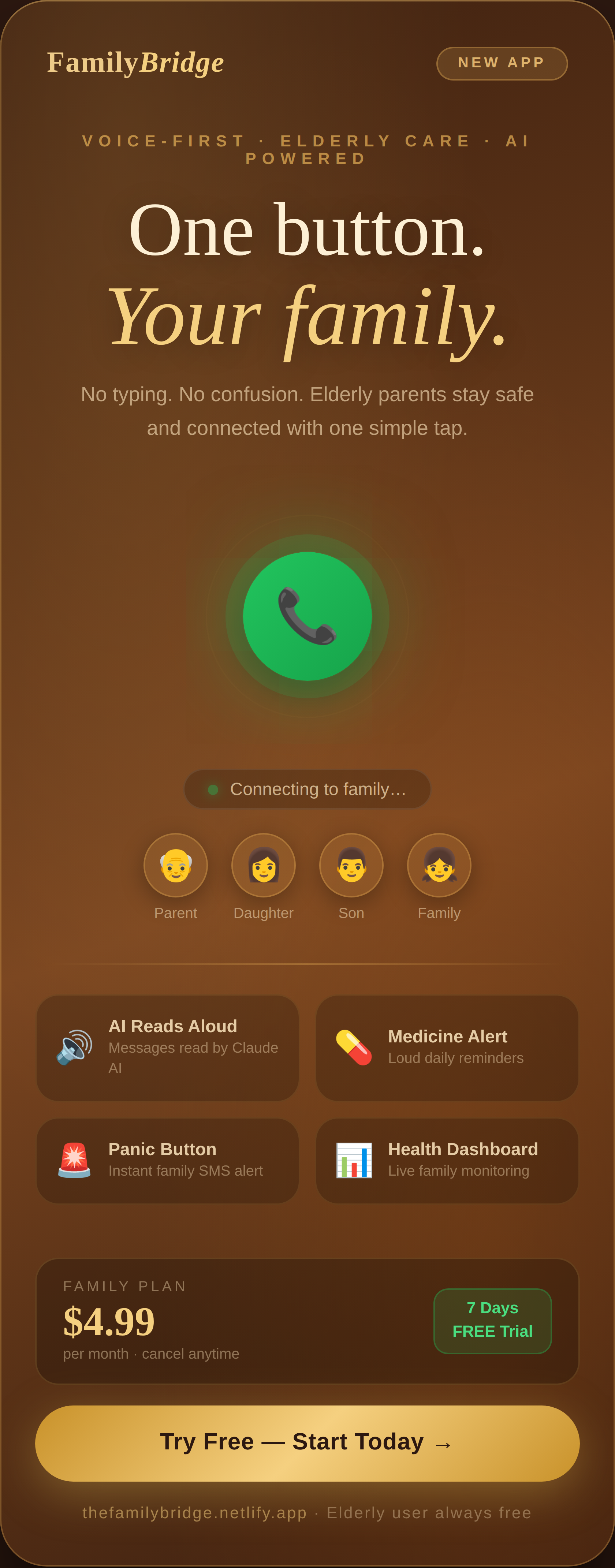 FamilyBridge — Voice