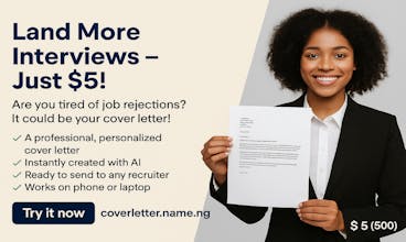 AI Cover Letter Generator gallery image