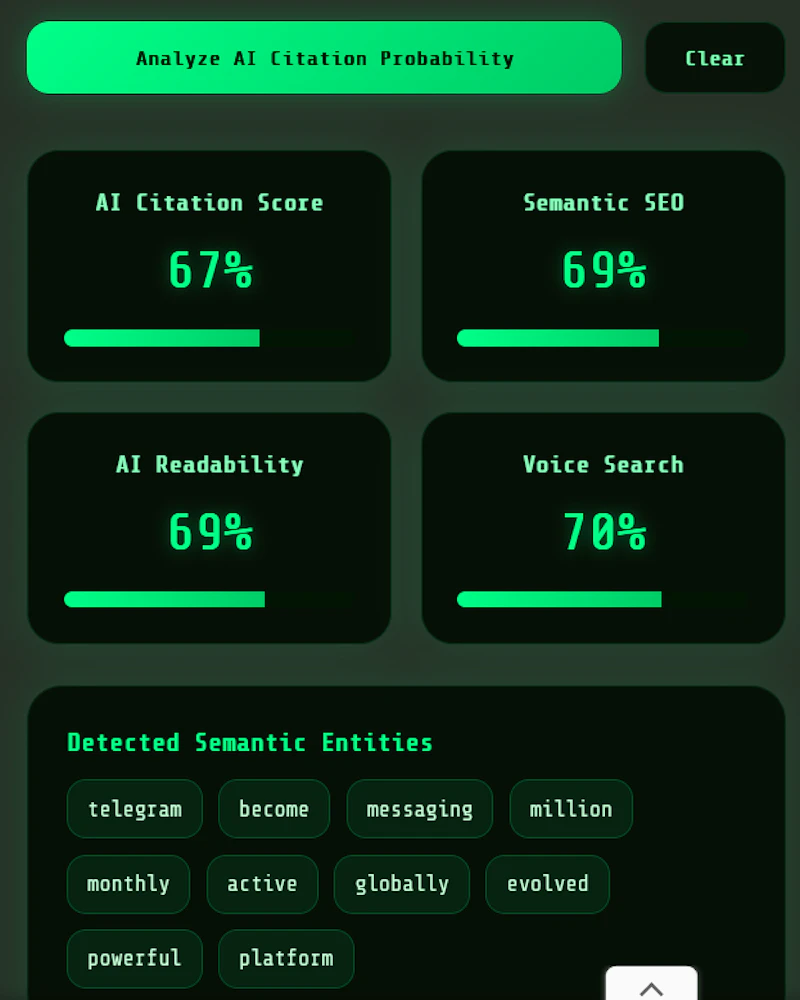 AI Citation Probability Checker  screenshot 10