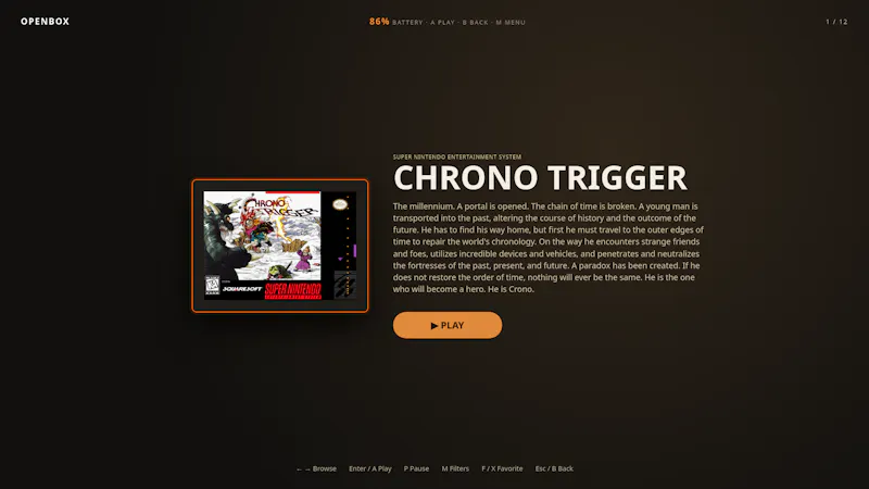 OpenBoxGL screenshot 1