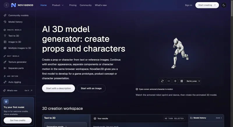 NovaGen3D screenshot 1