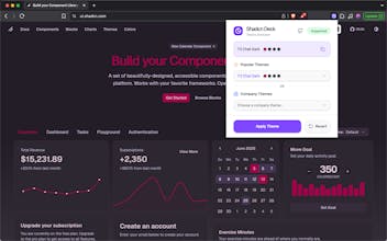 Shadcn Theme Switcher gallery image