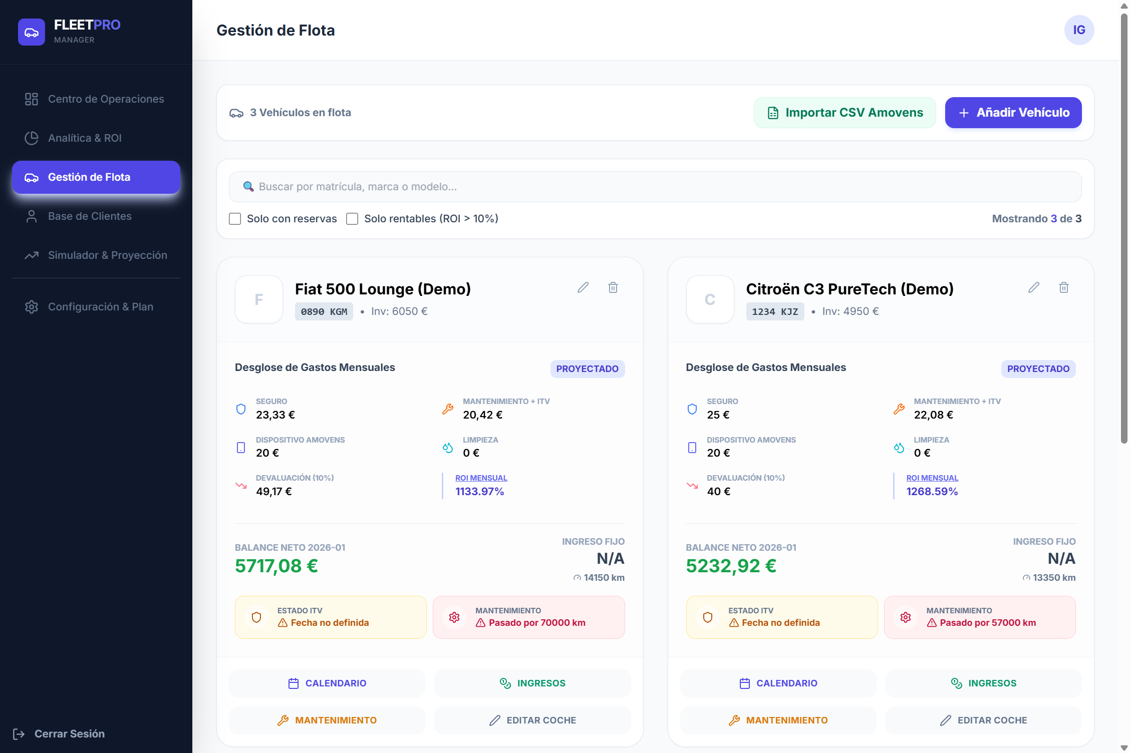 Fleet Pro Manager - Screenshot 4 showing product features and functionality