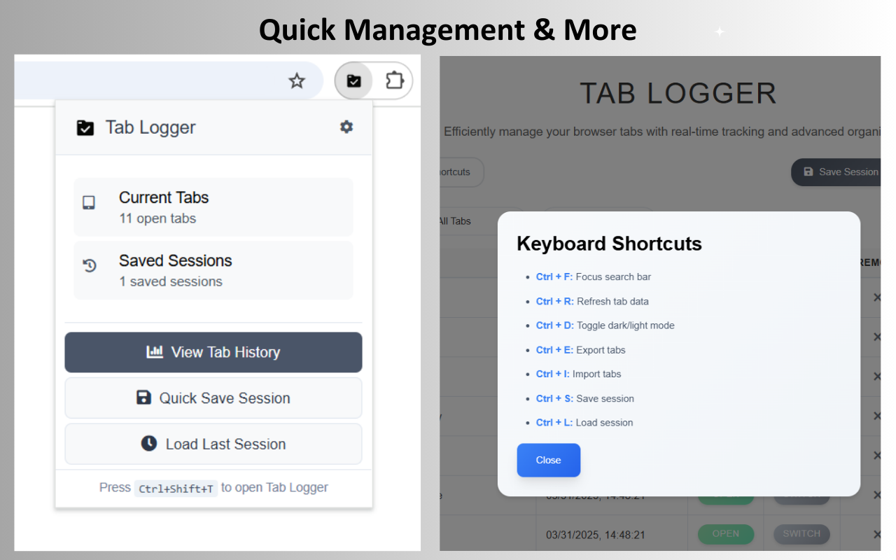 Tab Logger - تبسيط تصفحك media 5