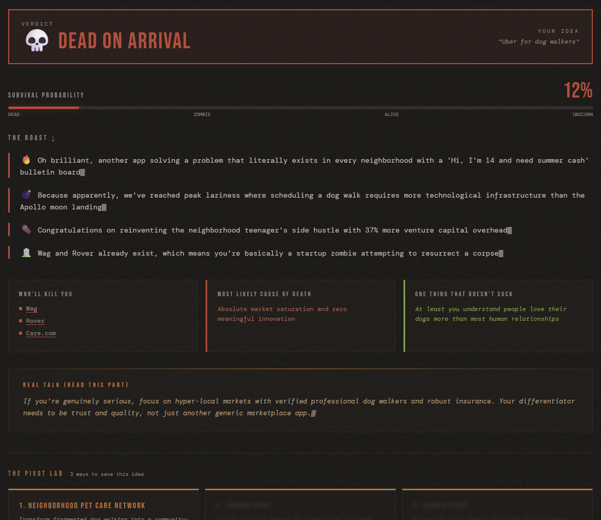 RoastMyIdea gallery image