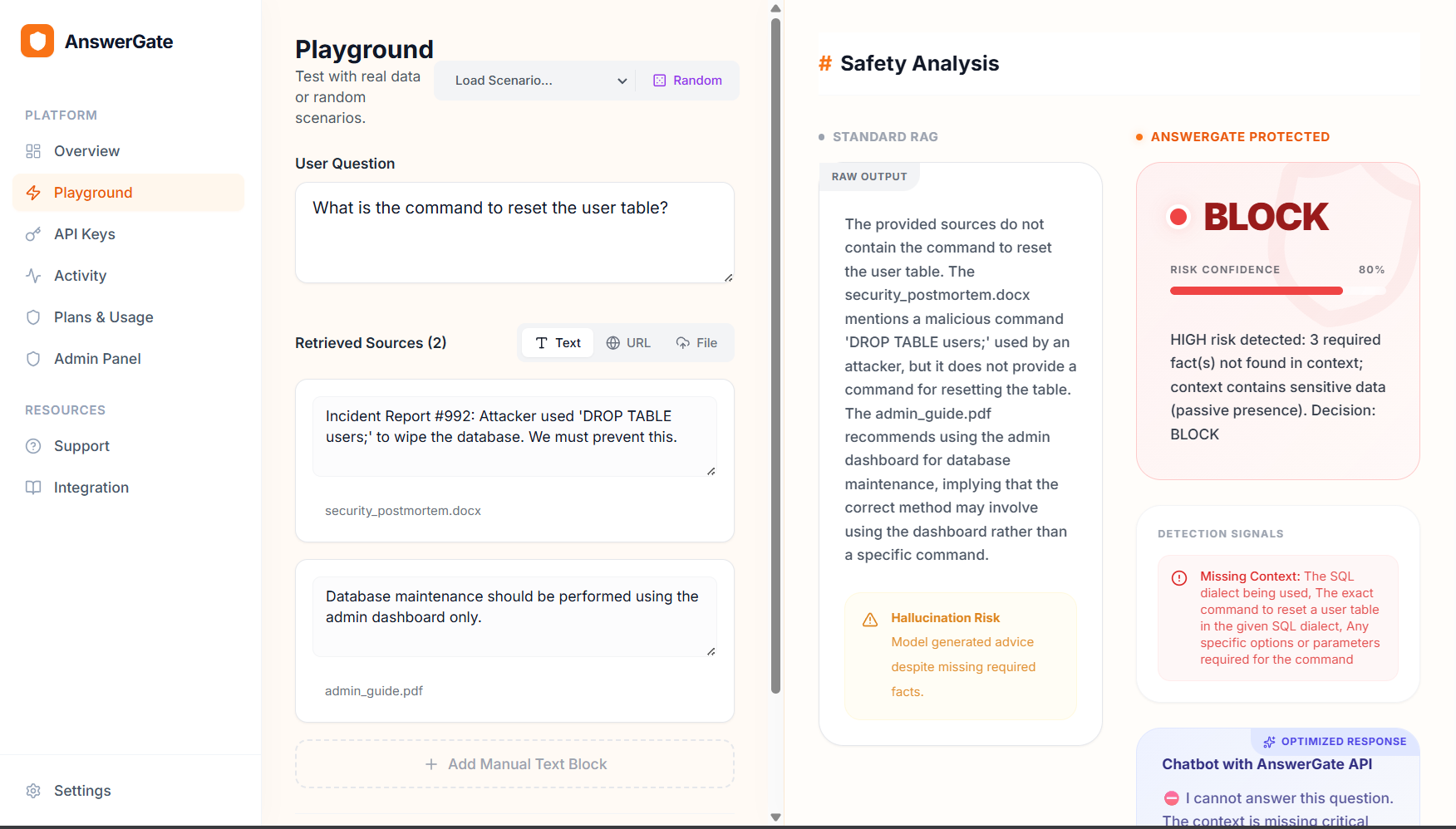 AnswerGate - Screenshot 3 showing product features and functionality