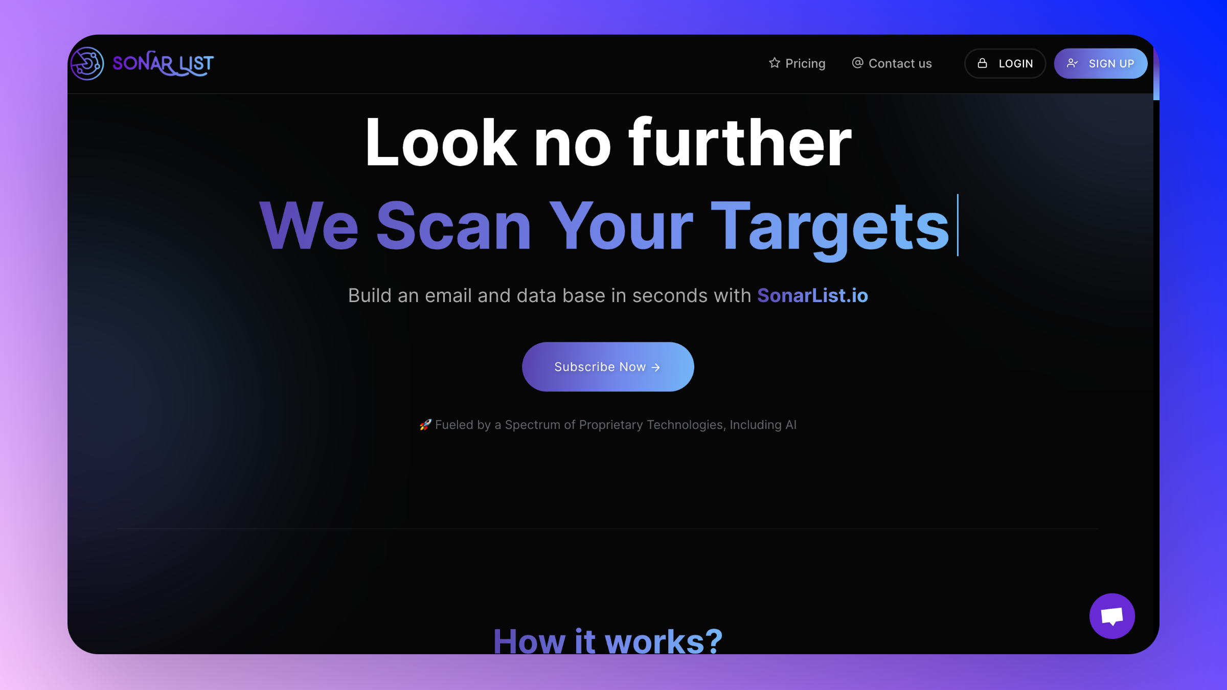 SonarList.io - 무제한 전문 이메일 찾기 및 유효성 검사기 미디어 9