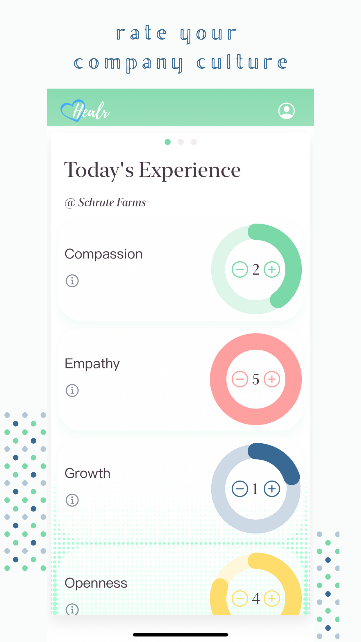 Healr 1.0 - แอพ Gamified ให้คะแนนวันที่ทำงานของคุณ media 1