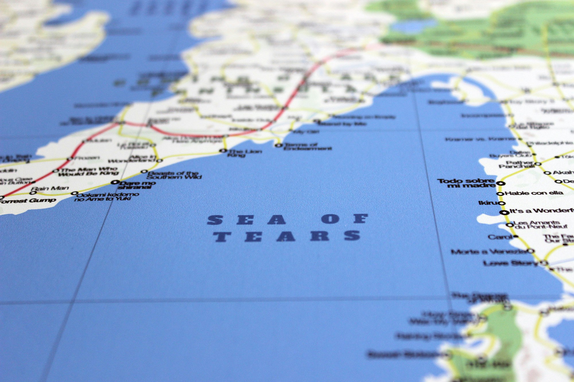 The Great Map of Movieland (Poster) gallery image